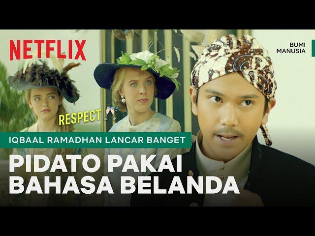 Menggugah! Pidato Iqbaal Ramadhan Dalam Bahasa Belanda  | Bumi Manusia | Clip