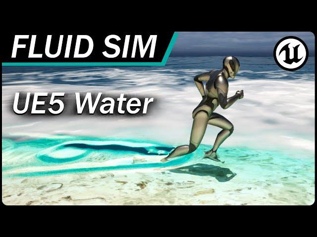 Let's Build the RPG! - 57 – Unreal Engine 5.1 FluidSim Interactive Water Tutorial