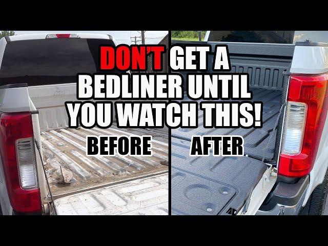 We restore a pick up truck bed with Line-X