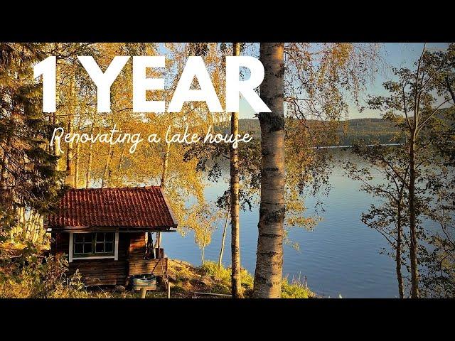 ONE YEAR | Renovating our Swedish cabin