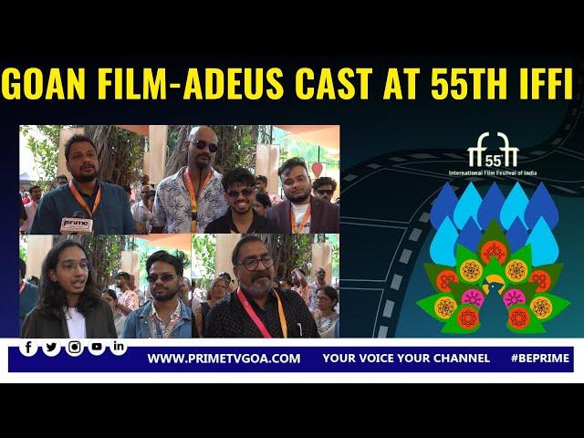 CAST OF GOAN KONKANI  FILM ADEUS AT 55TH IFFI FESTIVAL