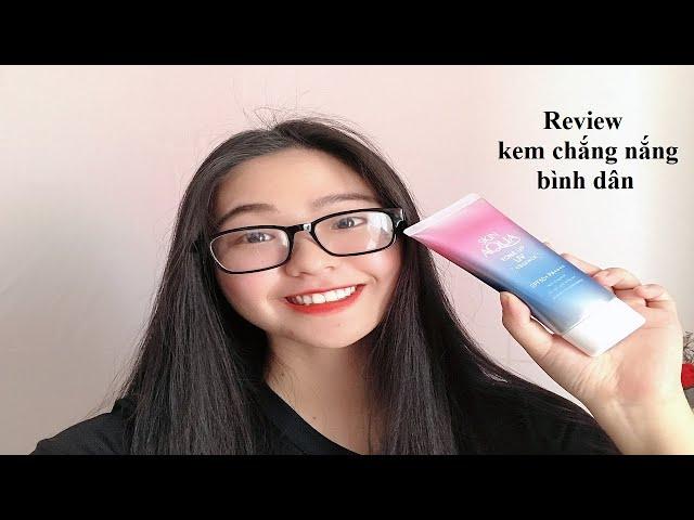 Review Kem Chống Nắng Bình Dân | Skin Aqua Tone Up UV Essence SPF 50+ PA++++ | Hương TuCa