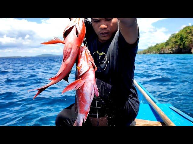 setelah badai Spot ini dihuni Ikan Kakap Merah, sekali strike naik 2 ekor ikan