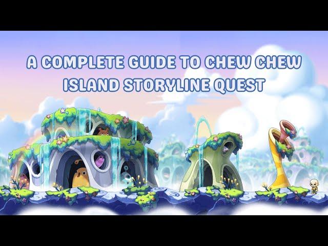 MapleStorySEA Chew Chew Island Storyline Quest | Solo Hoyoung Lv 210 Gameplay (No Commentary)