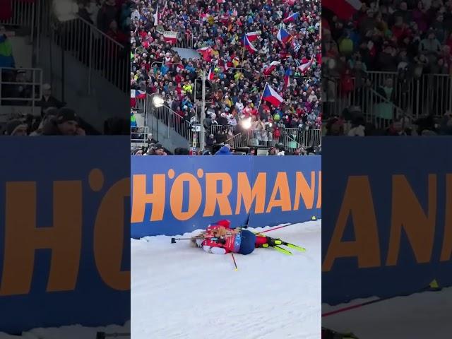 When you get 30k fans excited in  #biathlon