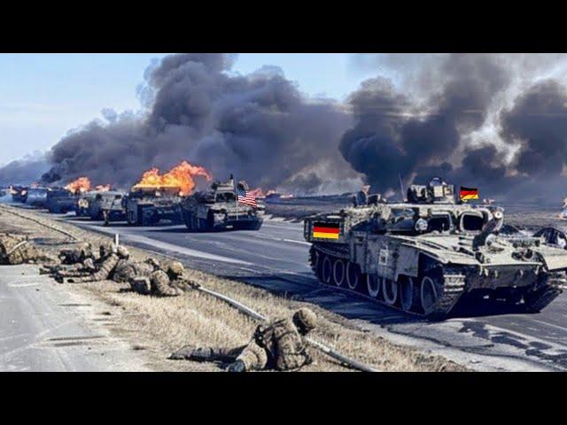 150 German and French tanks destroyed by Russian missiles on way to Ukraine