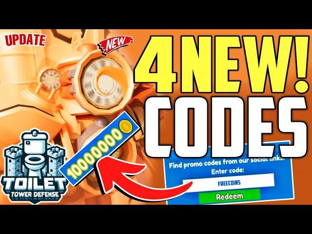 *NEW UPDATE* TOILET TOWER DEFENSE ROBLOX CODES 2024 - TOWER TOWER DEFENSE CODES