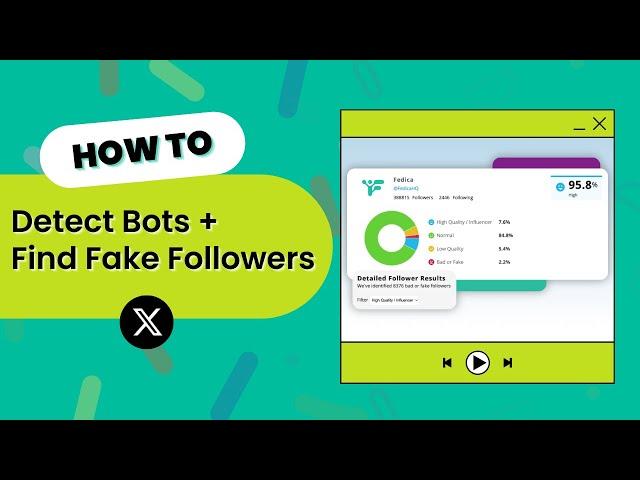 Fake Follower Audit: Bot Detection Tool for Twitter / X