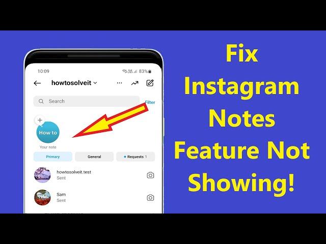 Fix Instagram Notes Feature Not Showing After Update Get Notes on Instagram 2023!! - Howtosolveit