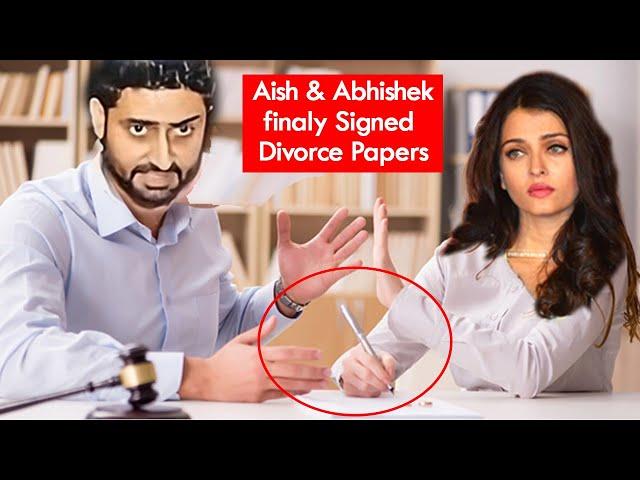 Abhishek Bachchan confirmed divorce with aishwarya rai & gave a shocking Reaction on their divorce