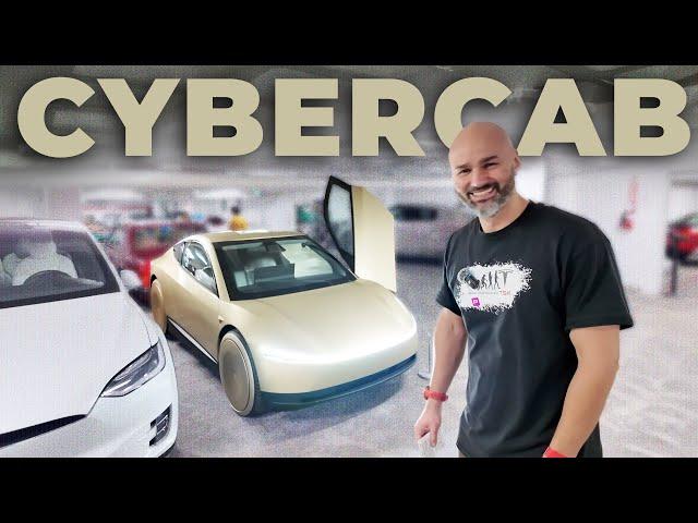 CyberCab Живьём VS Google Такси в #ТаксистоЗаменители | Tesla Cyber Cab самый эффективный электрокар