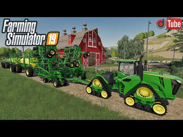 Planting Challenge vs. Trucker Matzy! (JD C850 & 1870) | Farming Simulator 19