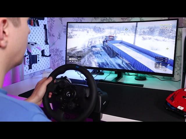 Logitech G923 SnowRunner test