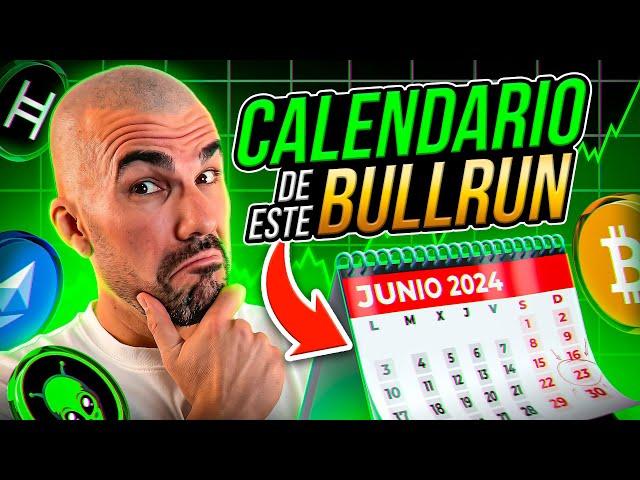 ESTE Será el CALENDARIO Del BULLRUN En BITCOIN y ALTCOINS Para 2024 (PASO A PASO)