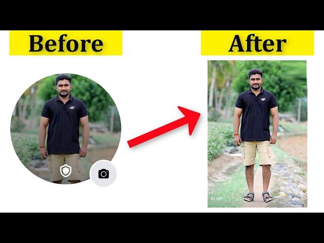 How To Upload Full Size Profile Picture On Facebook Android & Ios -Upload FB Full Size Profile Photo