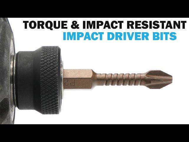 Impact Driver Bits - Long Lasting Bits for High Torque Jobs  | Fasteners 101