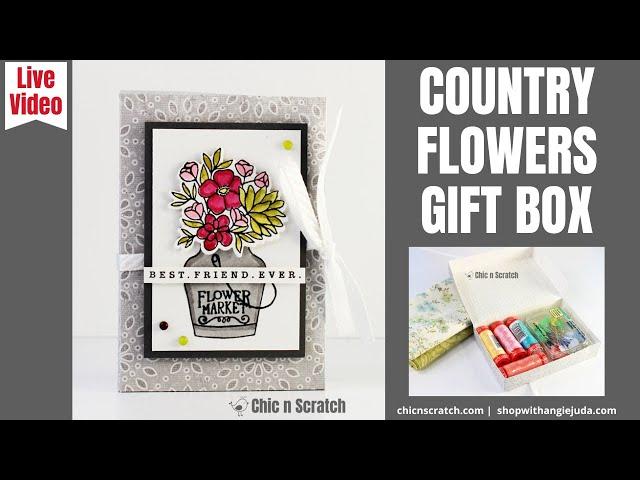 Country Flowers Gift Box