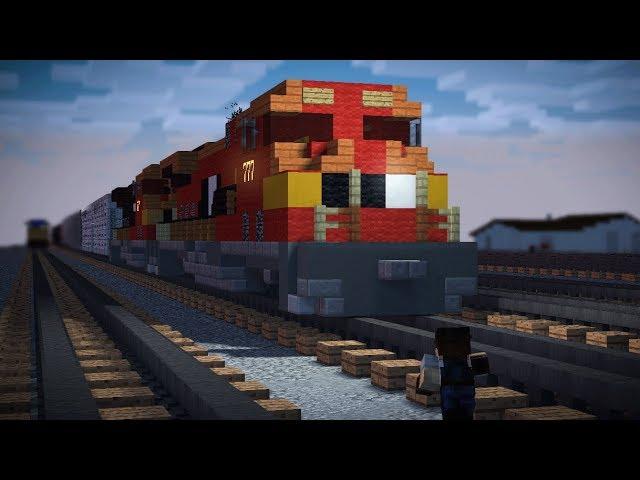 Minecraft Unstoppable Train Animation The Movie