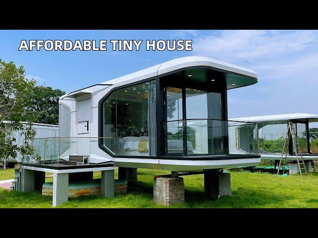 A Modern Tiny House Will Blow Your Mind | Volferda Capsule House E5 Tour