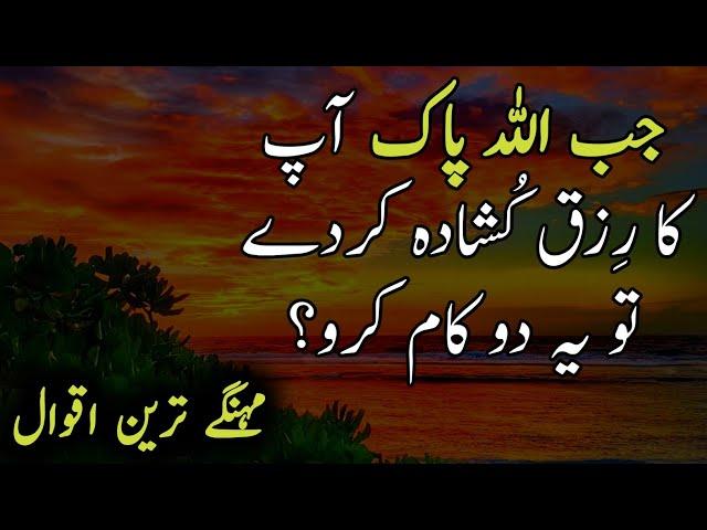 Allah Pak Jab Apka Rizq Kushada Kar de?Quotes About Allah | Beautiful Islamic Quotes | Golden Words