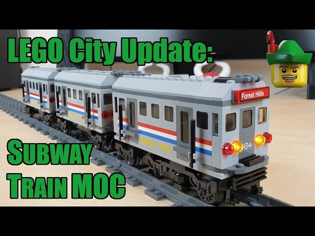 LEGO City Update - Power Functions Subway Train MOC 4855 