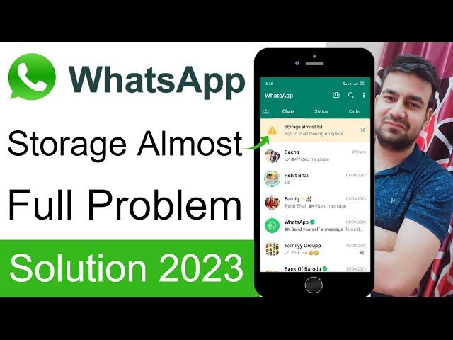 WhatsApp Storage Almost Full Problem | How To Solve Whatsapp Storage Full Problem