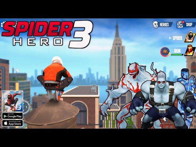 Spider Fighter 3 (Christmas Update: New Skins/New Snow Arena mode) Gameplay Android & IOS