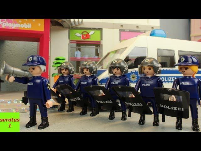 Die Motorradbande Playmobil Film Bundespolizei Einsatz Stop Motion seratus1