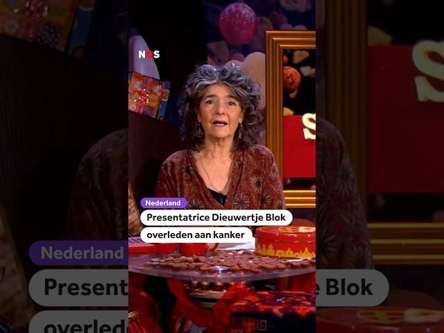 Presentatrice Dieuwertje Blok overleden aan kanker