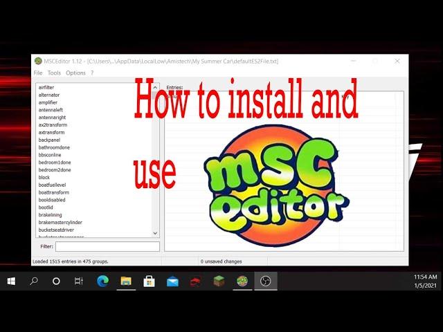 How to install and use my summer car editor!