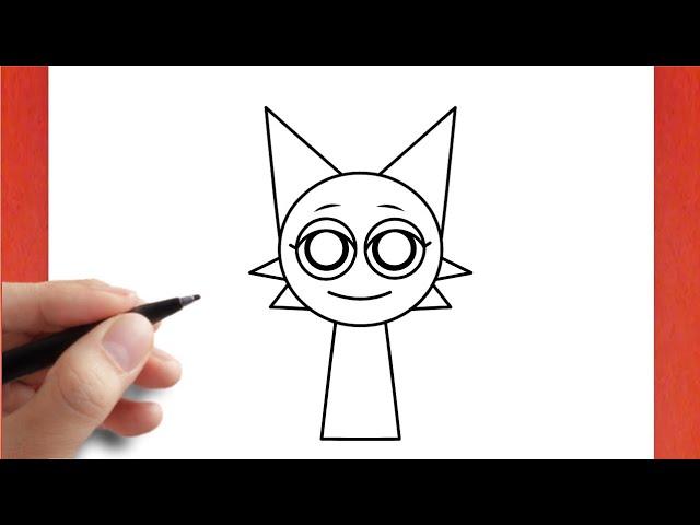 How to draw WENDA - INCREDIBOX SPRUNKI