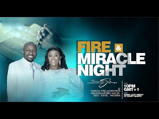 FIRE AND MIRACLE NIGHT - DECEMBER Edition || Apostle Johnson Suleman || 27TH DECEMBER, 2024.