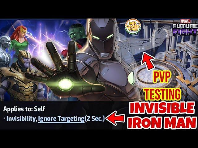 INVISIBLE  IRON MAN PVP TESTING | Marvel Future Fight