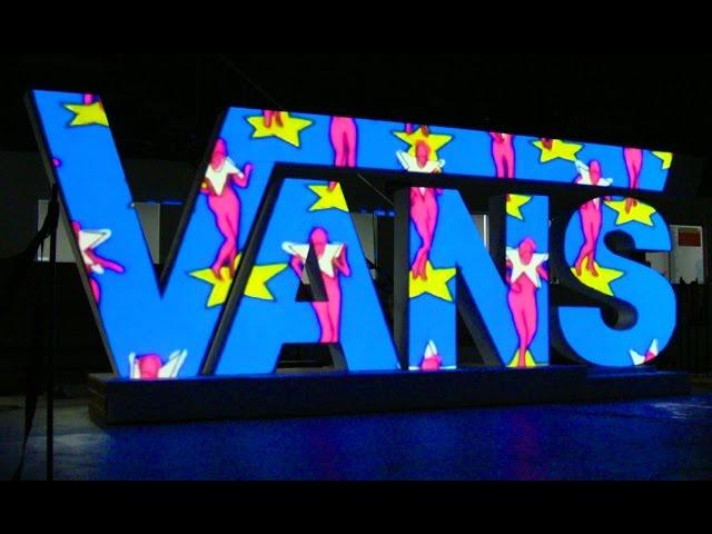 VANS Video Mapping Projection on 3D Surface / Intro