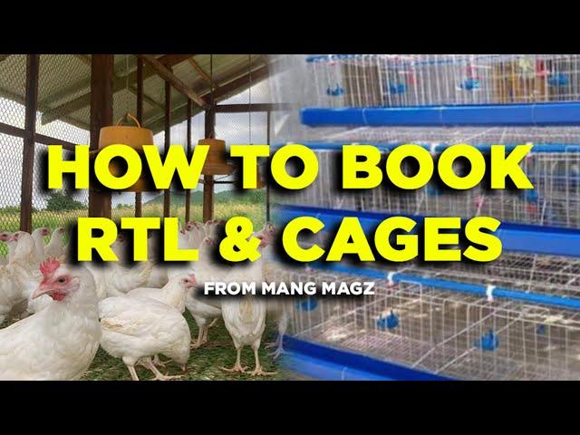 HOW TO BOOK RTL & CAGES | FROM MANG MAGZ