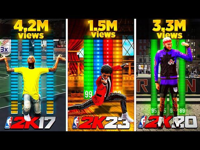 I Used the BEST BUILD from EVERY NBA 2K..