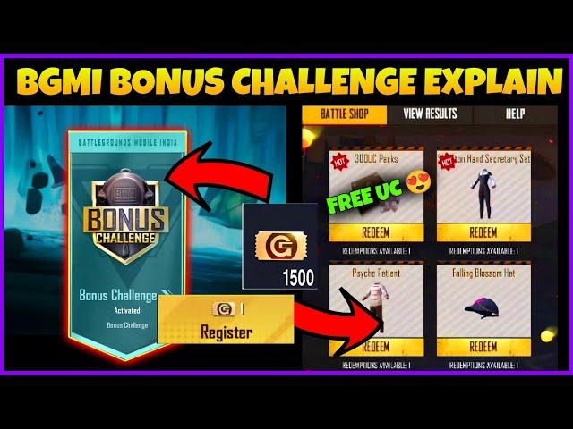 Finally  BONUS CHALLENGE is back in BGMI | BGMI Bonus challenge me kaise participate kare PUBG