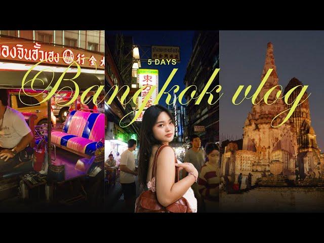 (Bangkok VLOG) 5 days - hidden gems, malls, best Thai street food & Ayutthaya day trip