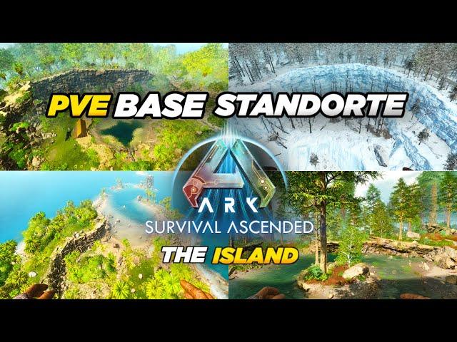 ARK Survival Ascended PVE Base Locations Auf The Island