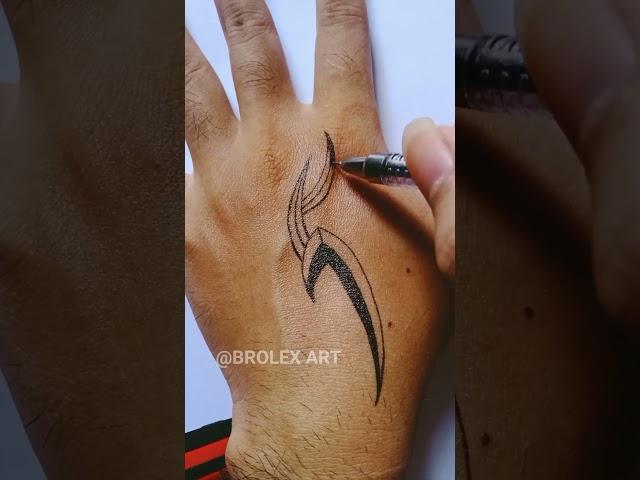 How To Draw Simple Tribal Tattoo