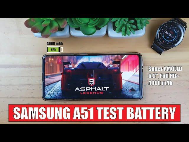 Samsung A51 test battery 1 hour