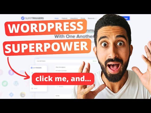 This WordPress plugin creates MAGIC (SureTriggers tutorial)