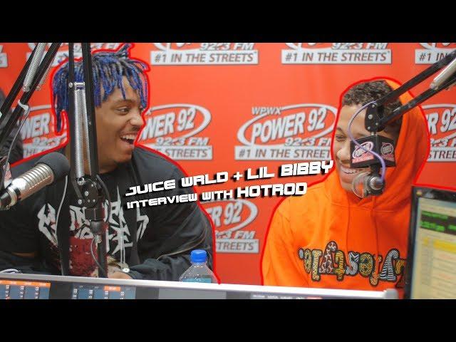 JUICE WRLD x LIL BIBBY Full Interview in The LitPit W/ HotRod| POWER 92 CHICAGO | Dir. DEFPOPfilms |