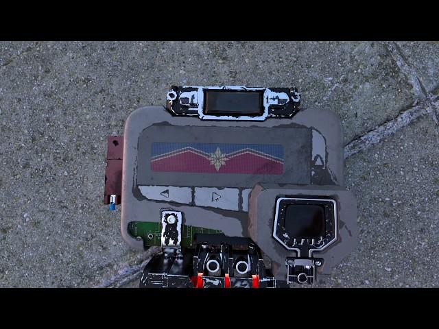 Captain Marvel beeper - Infinity war post credits ending scene remake - Cinema 4D