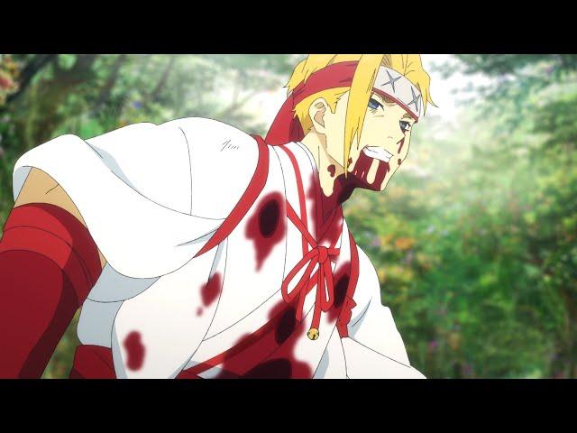 Tenza sacrificing himself to save Nurugai and Shion | Hell's Paradise - Episode 8 地獄楽