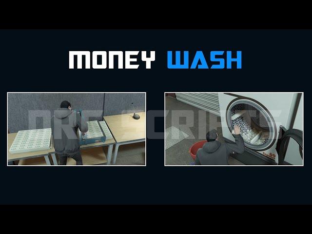 [QB, ESX] FIVEM MONEY WASH / LAUNDRY SCRIPT | PREVIEW | TEBEX! | OWNABLE LAUNDRY