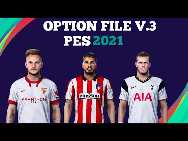 OPTION FILE V.3 PES 2021 | PS4