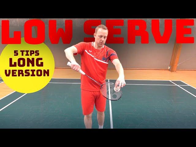 Badminton short serve - 5 consistency tips LONG version