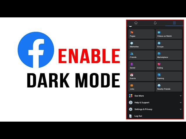 Enable Dark mode Facebook App - Android devices || SP3 TUT