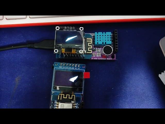 I2C oled 0.96" vs SPI oled 0.96" speed test